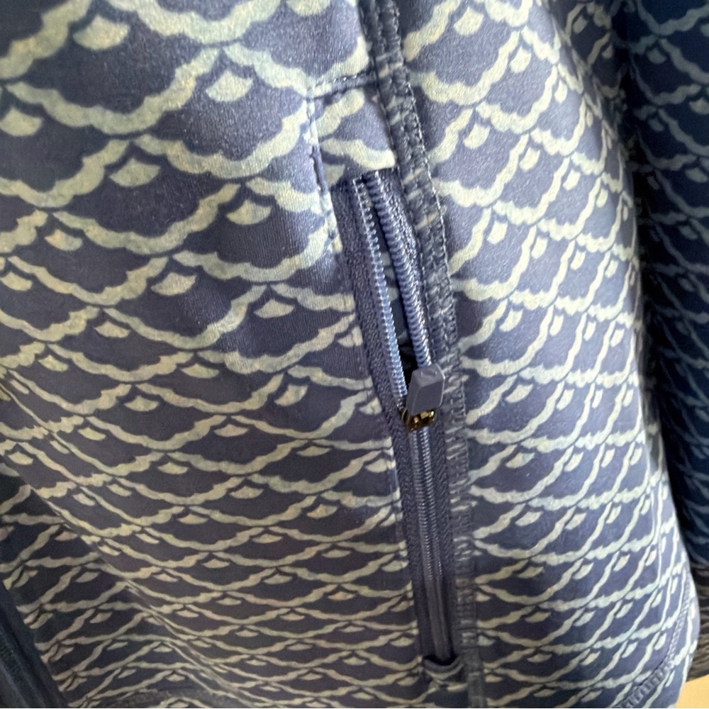 lululemon athletica Blue Geometric Zip Jacket - Picture 9 of 9